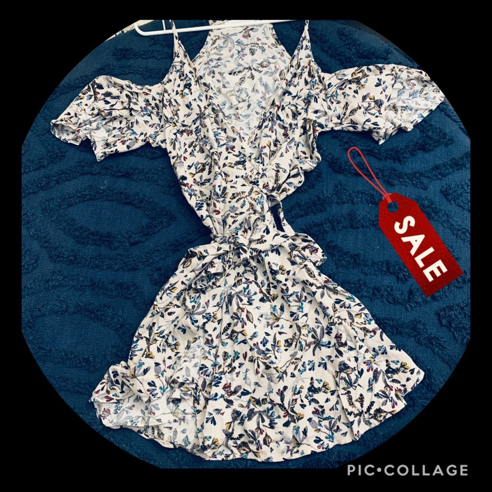 Off the shoulder floral blouse